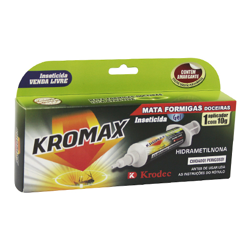 Mata Formiga Kromax Gel Seringa 10g É de Casa