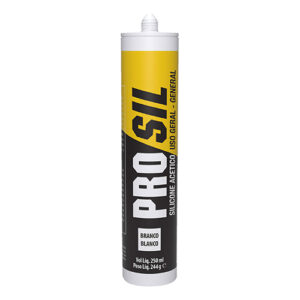 Cola Silicone Pro Sil 244gr Branco