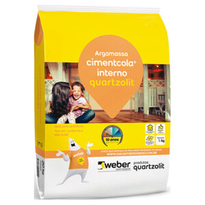 Cimentcola AC I Quartzolit Cinza 5KG Interna
