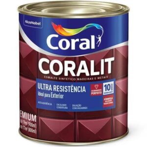 Esmalte Coralit Ultra Resistencia 900ml Branco Fosco