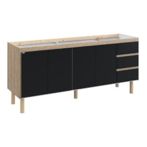 Gabinete Atenas 174,2 Cm Rorato Preto