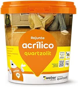 Rejunte Acrilico Quartzolit Bege 1 kilo