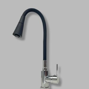 Torneira Monocomando Tubo Conico Preto Furkin