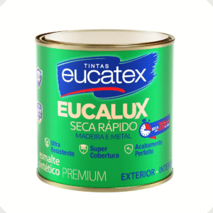Tinta Esmalte Sintetico Eucalux Preto Brilhante 225 Ml