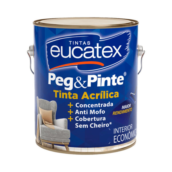 Tinta Acrilica Peg Pinte Eucatex 3,6 Litros Elephant