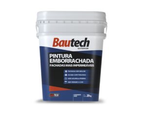 Bautech Tinta Emborrachada Platina 20 Kilos