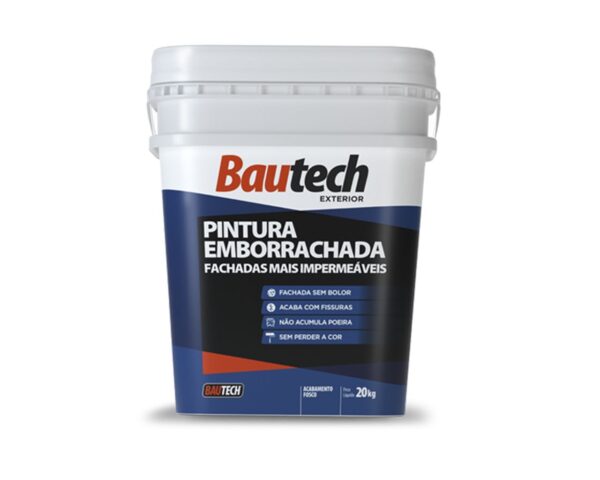 Bautech Tinta Emborrachada Platina 20 Kilos
