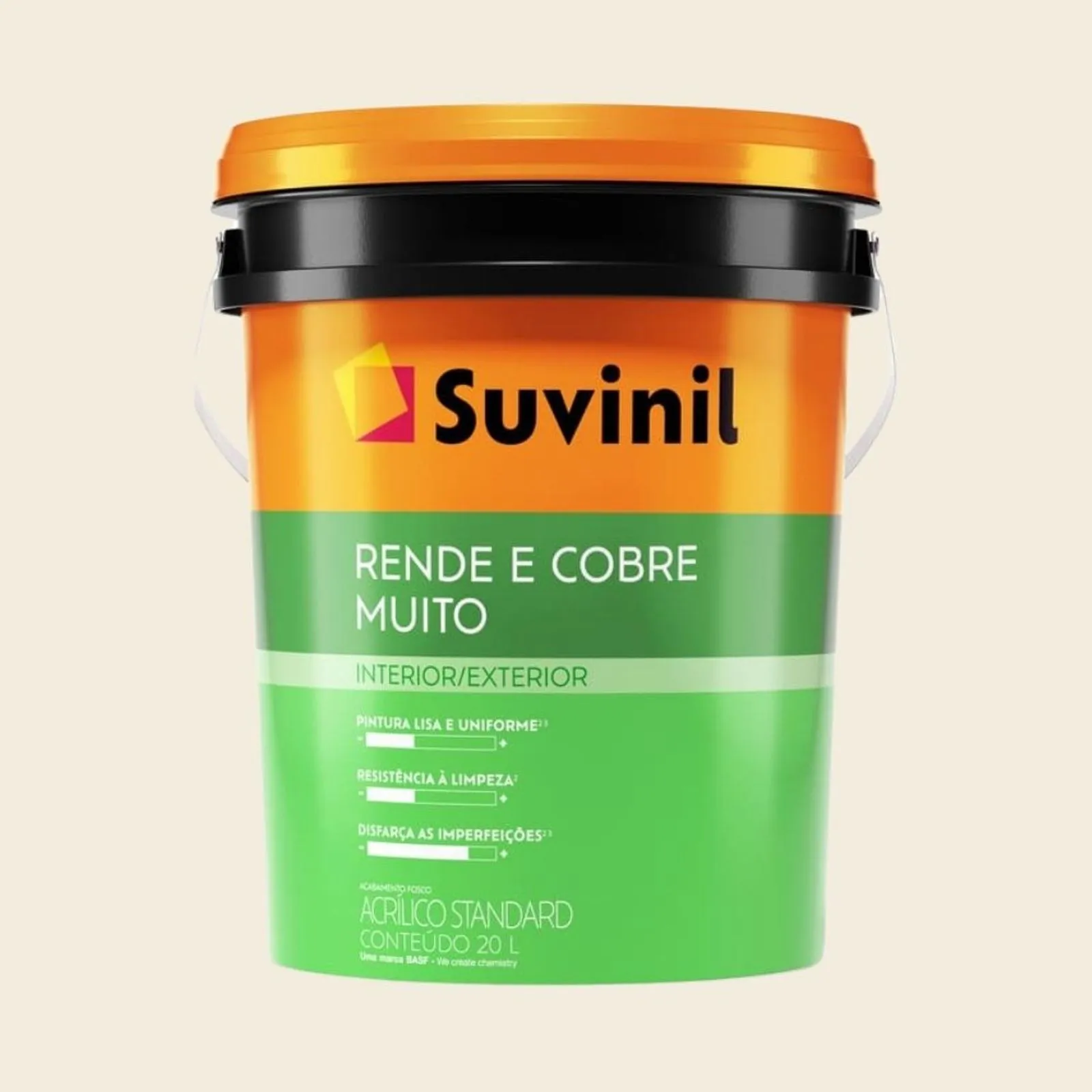 Latex Suvinil Rende E Cobre Muito Branco 20 Litros