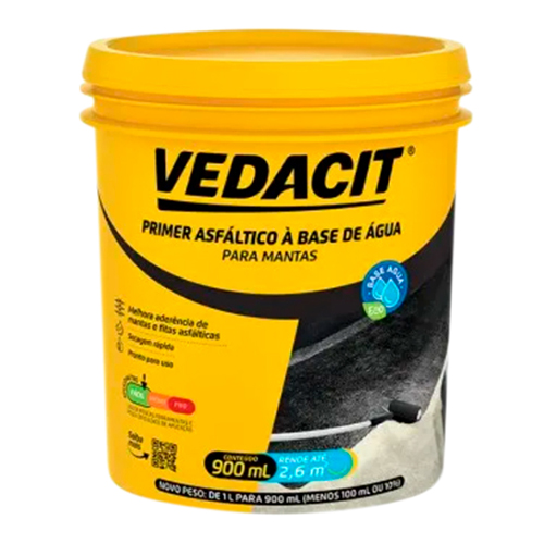 Vedacit/primer Asfalt. Base Agua A 900ml