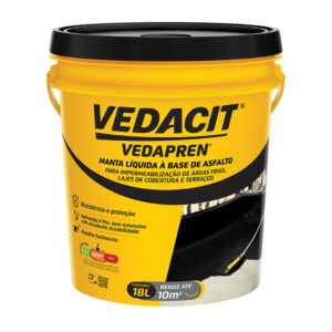 Vedacit/vedapren Laje Preto 18kg