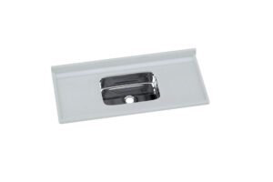 Pia Roralit 1,50x55cm Cuba Inox Pedra Clara
