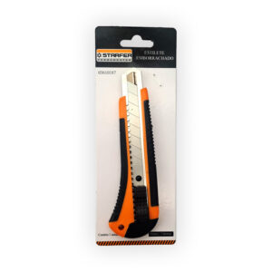 Estilete Emborrachado Starfer Com 3 Laminas