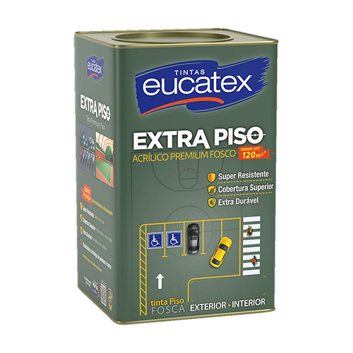 Tinta Eucatex Extra Piso 18 Lts Azul