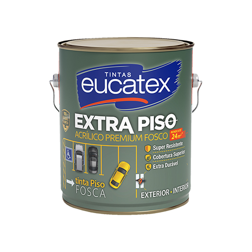 Tinta Eucatex Extra Piso 3,6l Cinza Esc